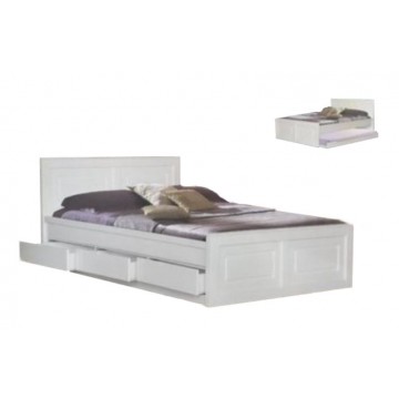 Wooden Bed CBR1026 (Queen/Super Single/ Single available)